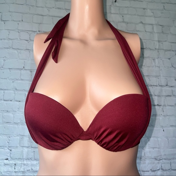 H&M Other - H&M Dark Red Bikini top size 34A